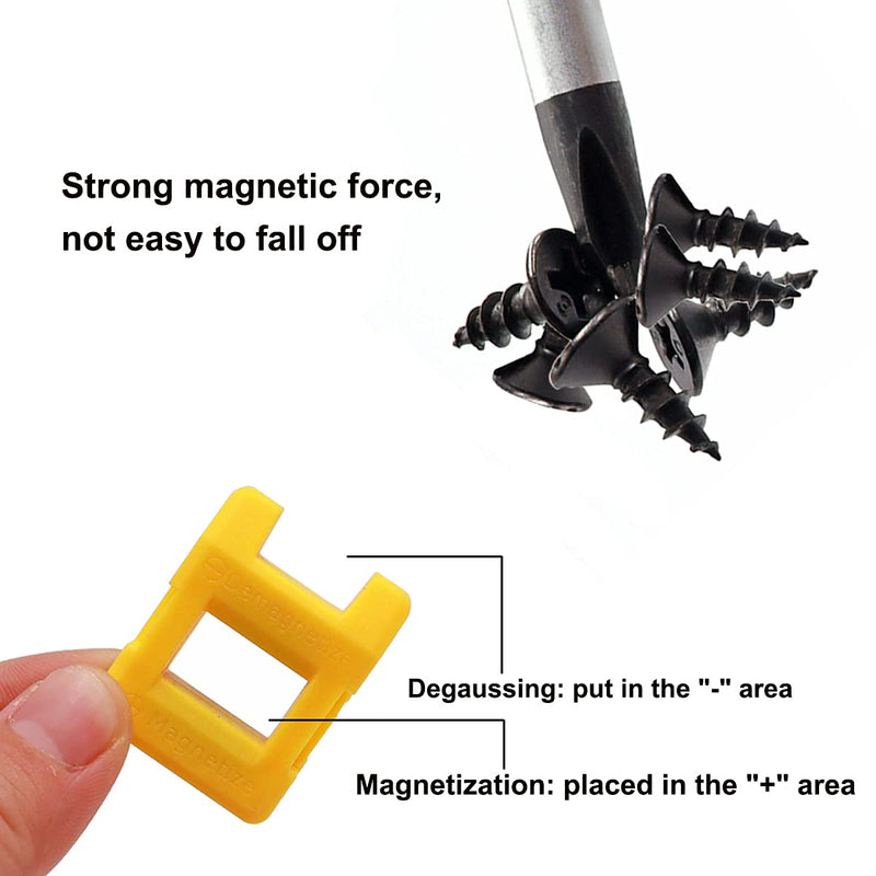 [Australia - AusPower] - smseace 12INCH-2 Packs Slotted And Phillips Screwdriver Set 12 "(PH2), Long Flat Blade Screwdriver And Cross-head Screwdriver, Magnetic Extended Screwdriver With Rubber Handle.E-007-2P 