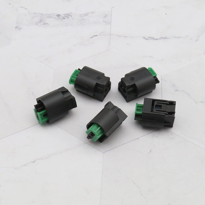[Australia - AusPower] - 5 Sets 2 Pin Temperature Sensor Connector 1-967644-1 968405-1 Female Connectors Sensor Plug Kit with Terminals Seals 