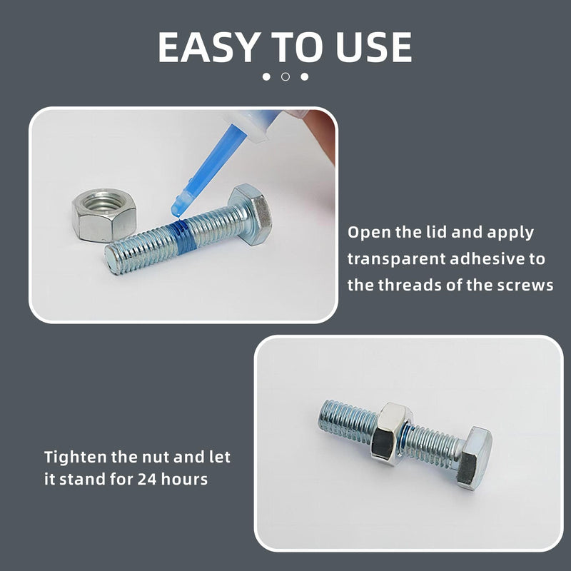 [Australia - AusPower] - Threadlocker M222 Purple 50ml Low Strength, Thread Locker for Bolt and Nuts Lock Tight, Thread Locking Glue for Metal Assembly and Easy Disassembly(M222) 