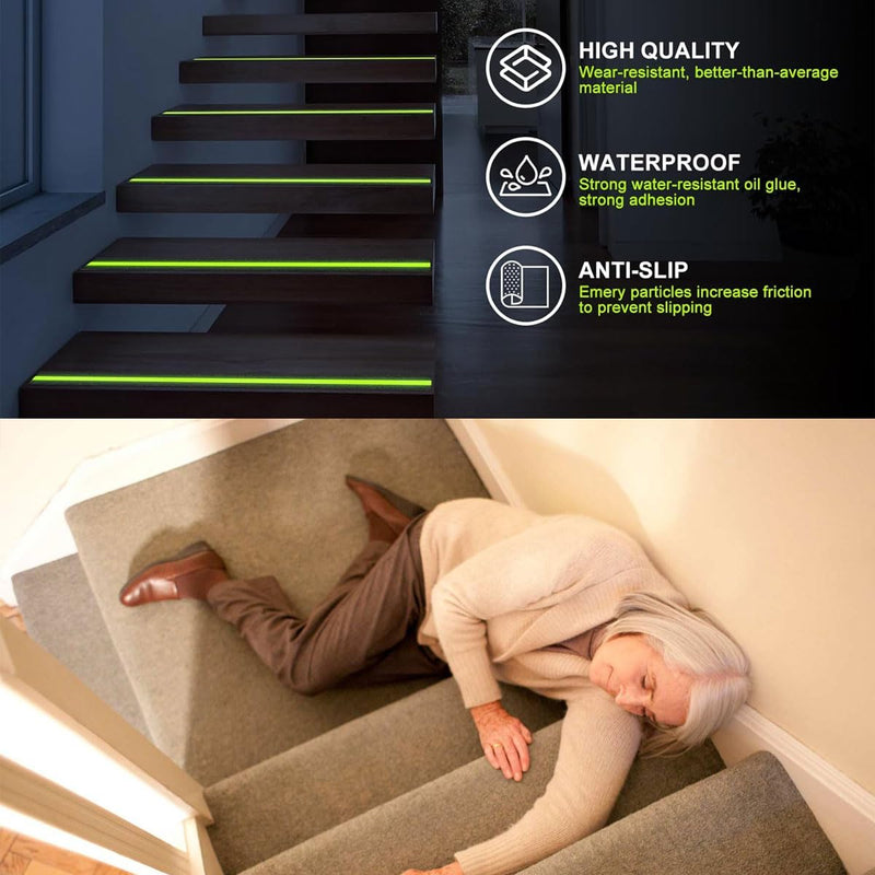 Anti Slip Grip Tape, Non-Slip Traction Tapes with Glow in The Dark