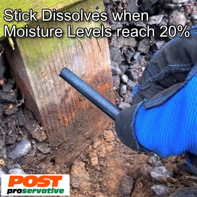 Post Proservative, Fence Repair Kit for Small Jobs - Re-Treat posts, 6 Piece Kit with Date Tag and Plugs, Replenishes preservative and extends post life. Treats (6) 4x4's or (3) 6x6 Wooden Posts 6 Count (Pack of 1)