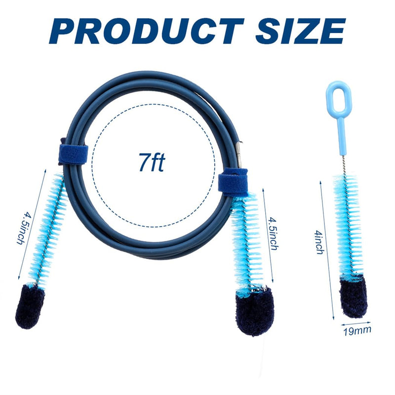 CPAP Hose Cleaning Brush Double-Sided Hose Brush CPAP Cleaning Set CPAP Hose and Mask Cleaning Brush Suitable for All CPAP Hose Types