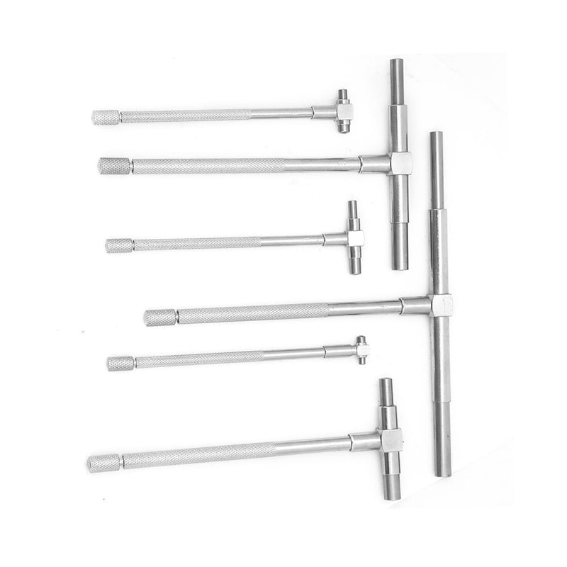 [Australia - AusPower] - 6 Piece Telescopic Set, 0.3-59 Inch Adjustable Inside Diameter Micrometer Measuring Tools, Used with Micrometer or Caliper 