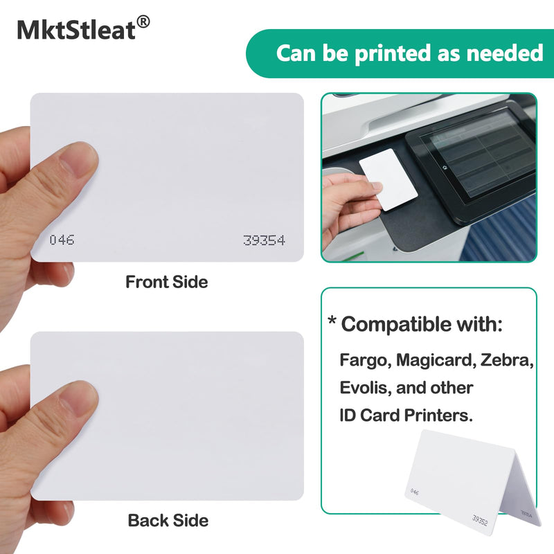 [Australia - AusPower] - 50 pcs 26 Bit Proximity CR80 Cards Weigand Prox Blank Printable Swipe Cards Compatable with ISOProx 1386 1326 H10301 format readers. Works with The vast majority of access control systems 