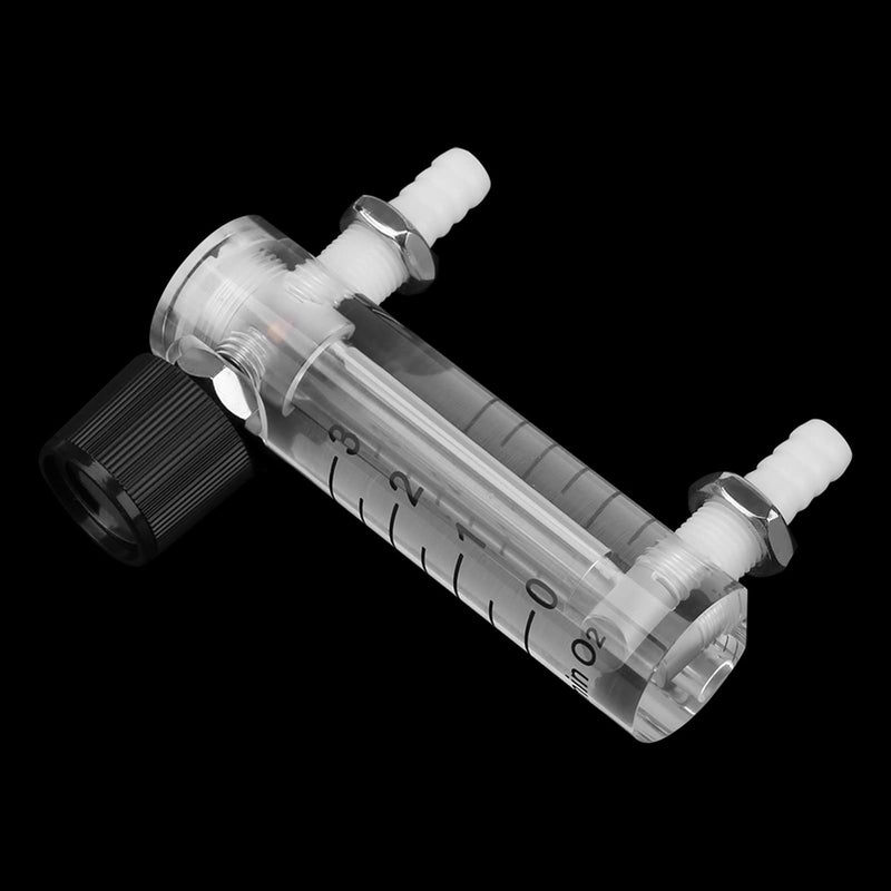 [Australia - AusPower] - Professional Gas Flow Meter Tester, LZQ-2 Flow Meter 0-3LPM Flow Meter Oxygen Air Flow Meter with Control Valve for Oxygen/Air/Gas 
