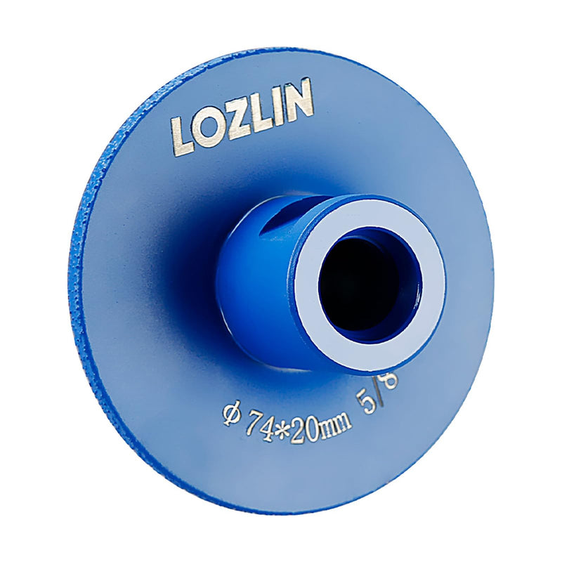 [Australia - AusPower] - LOZLIN Diamond Trimming Wheels French Trimming Wheels for Marble, Granite and Tile Stone Trimming Mounting Angle Grinders 5/8-11 Tool Accessories 
