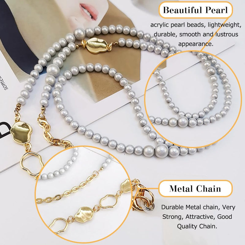 [Australia - AusPower] - Phone Crossbody Chain CellPhone Lanyard,Universal Phone Chain Strap with Tether Patches Compatible with Most Phones P 