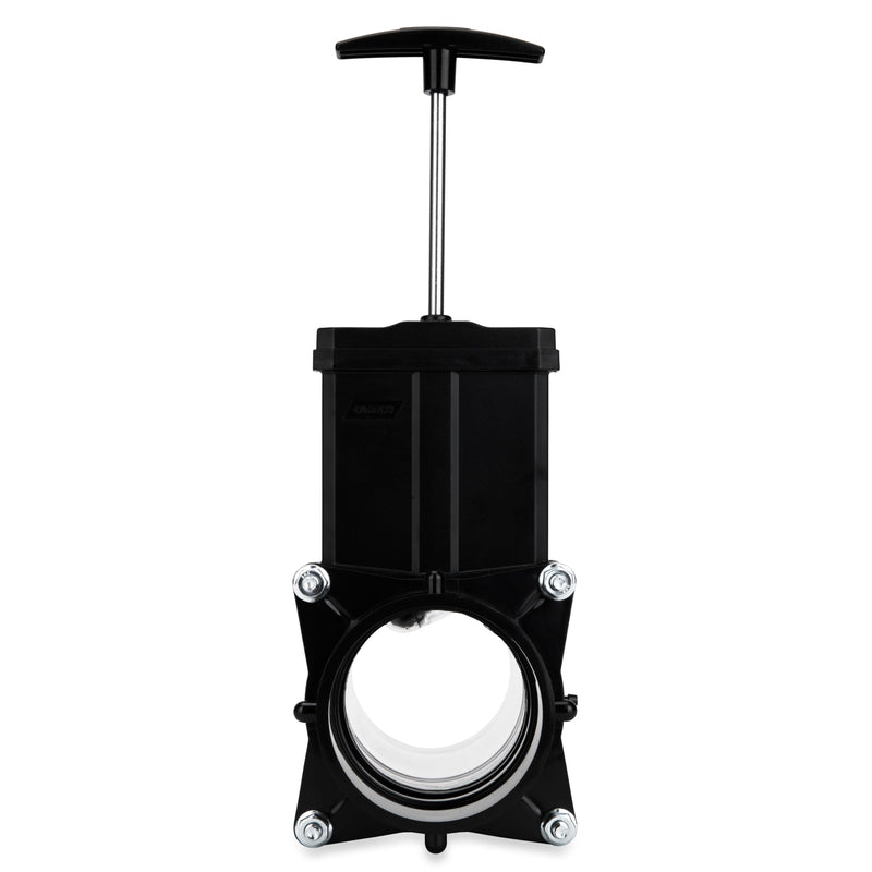 [Australia - AusPower] - Camco Camper/RV Gate Valve - Features Built-In 3.5-Inch Clear Adapter & 4 Bayonet Prongs - Fits 3-Inch Sewer Fittings & Connects Easily to RV Drain Pipe (39053) 3 Inch 