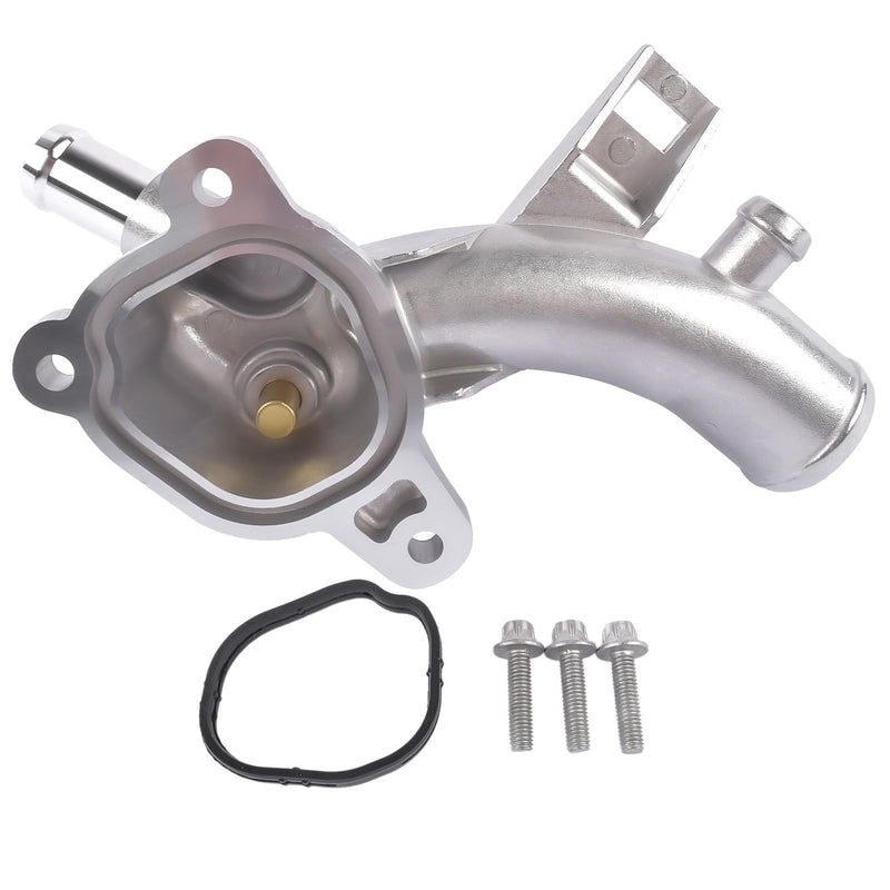 Coolant Flange with Sensor Water Pipe Compatible with Adam Corsa 25192985 | Compatible with Adam Corsa ED Astra J Meriva B 1338022
