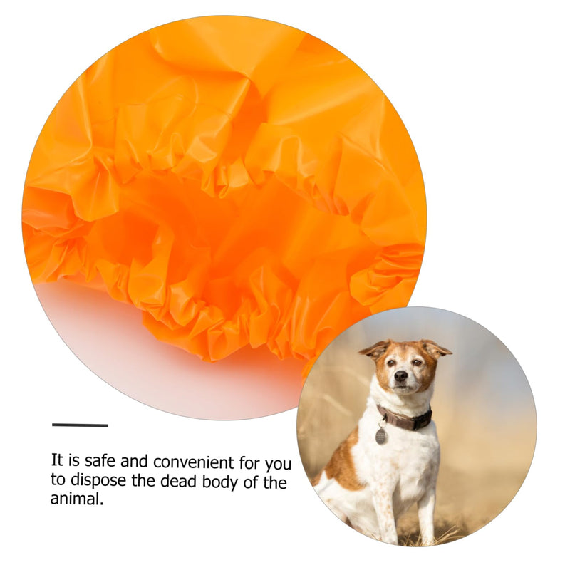 [Australia - AusPower] - HEALLILY Polyethylene Animal Disposal Bag for Safe and Convenient Dead Body Collection Degradation for Farm Use Suitable for Dogs Chickens and Rabbits 