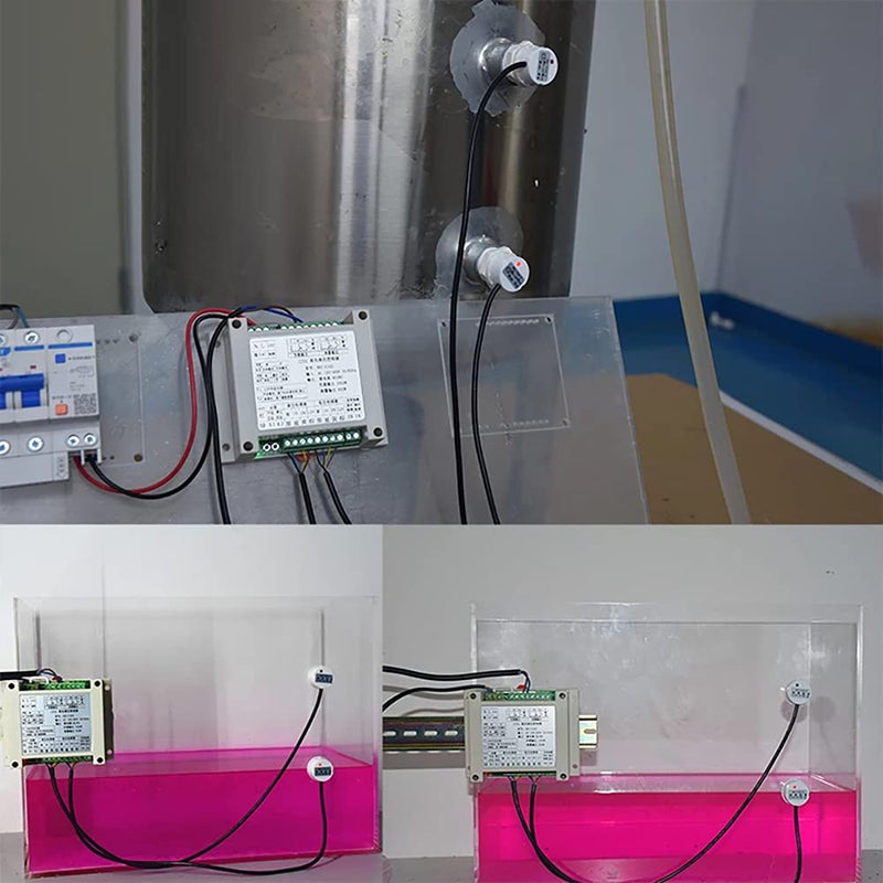 [Australia - AusPower] - Automatic Water Level Controller Automatic Water Pump Controller for Overhead Tank with Two Non Contact Liquid Level Sensors Water Tank Automatic Filling System 