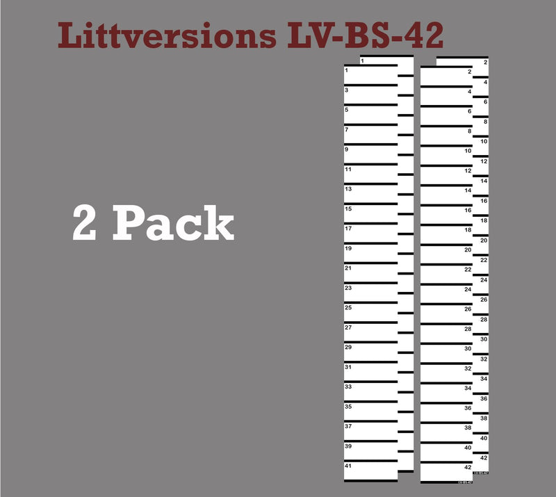 3/4" Breaker Side 42 Circuits 2 Labels Vinyl Fuse Box Circuit Breaker Panel Directory Labels Stickers Decals for All Electrical Panel/Load Centers Waterproof 3/4" 42 Circuits