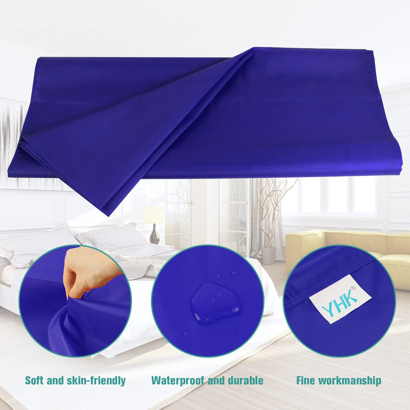 [Australia - AusPower] - Tubular Slide Sheet for Patient Transfer, Sliding Draw Sheets to Assist Moving Elderly,Slides for Cars, Hospital Bed, Home Care(Blue, 28"x28"(72x72cm) Blue 28*28in 