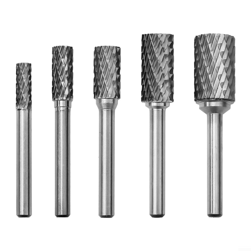 [Australia - AusPower] - Rotary Tip Burr Grinder Carbide Rotary File Milling Metal Grinding Cutter Milling Head Drill Bit 6mm Shank Weld Joint Cleaning (6mm) 6 mm 