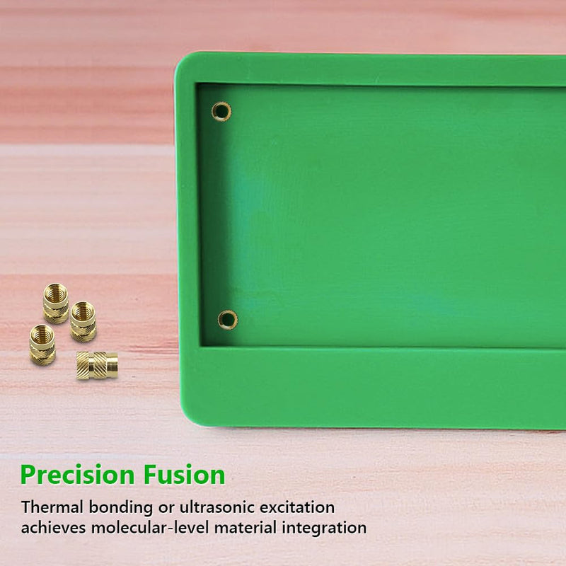 [Australia - AusPower] - 1/4-20 Brass Threaded Inserts (30-Pack), Heat Set Knurled Nuts for 3D Printing & Plastics, 5/16" Height, Female Threaded Brass Inserts 1/4-20 x 5/16 H x 5/16 D 