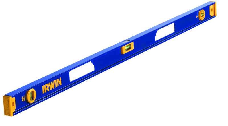 [Australia - AusPower] - IRWIN 48-Inch I-Beam Level, 3-Inch Aluminum Line Level, Blue and Silver 