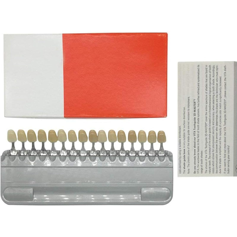 [Australia - AusPower] - Dental Equipment Teeth Whitening Porcelain Classic 16-Color Guide Model Shade Guide 1PCS 