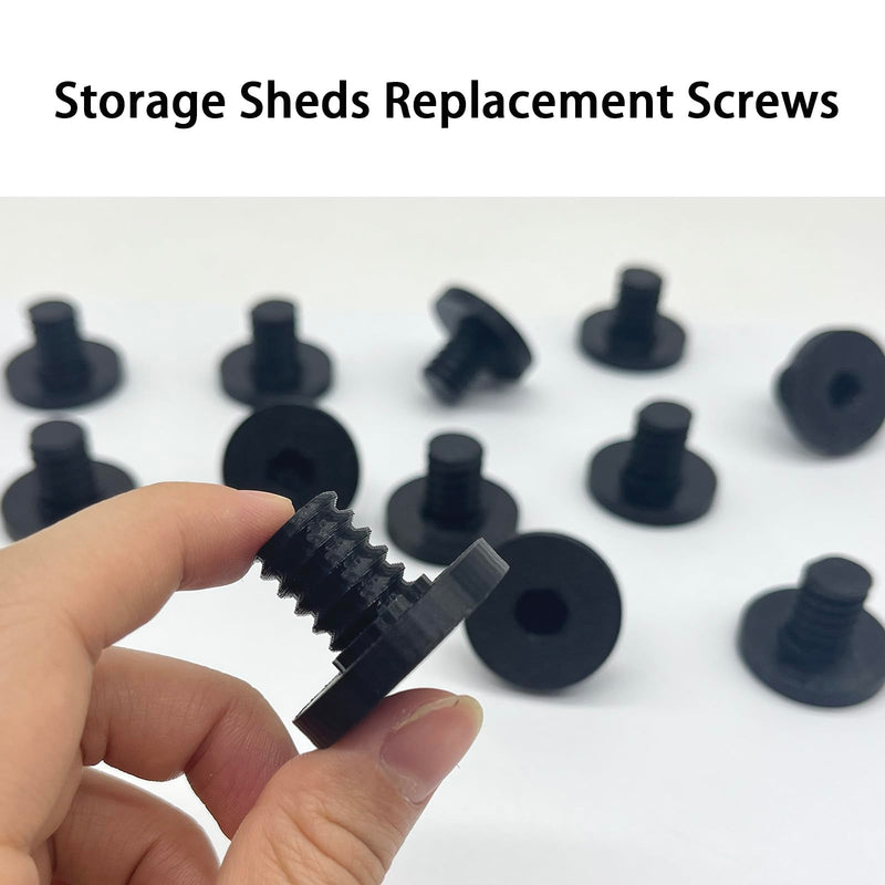 [Australia - AusPower] - 12 PCS Replacement Bolt Compatible with Suncast Storage Sheds, Accessory Bolt for Suncast Sheds, Storage Sheds Replacement Screws (Screwdriver is not Included) 12 