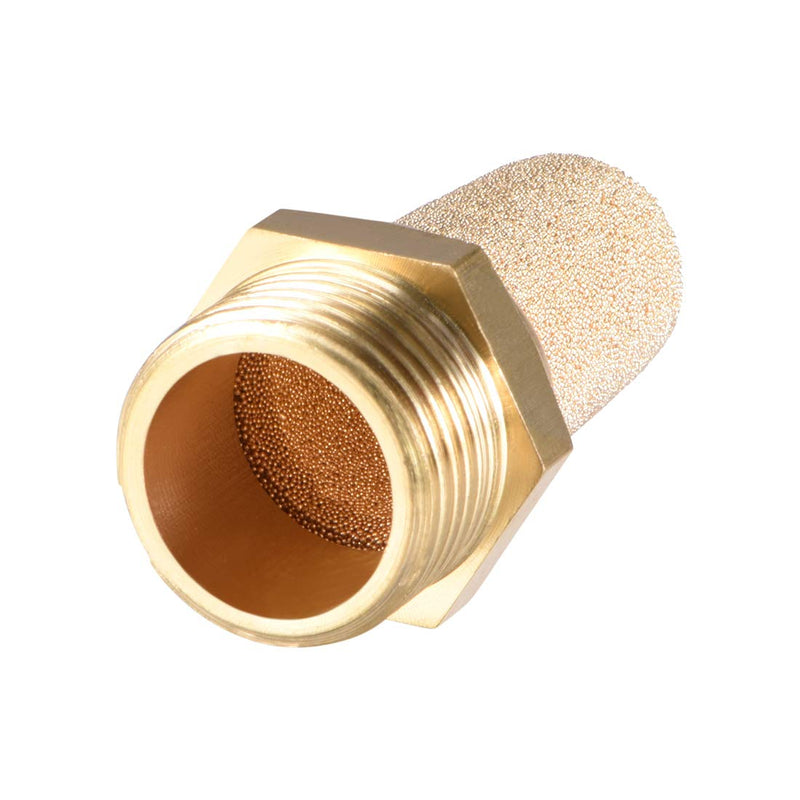 [Australia - AusPower] - sourcing map 5pcs Brass Silencer G3/8 Adjustable Silencer G Brass 