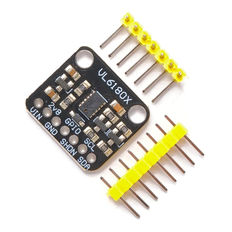 [Australia - AusPower] - 2pcs VL6180X Distance Sensor Module – 5mm-100mm Optical Ranging, I2C Interface, 3.3V/5V Compatible for Arduino 
