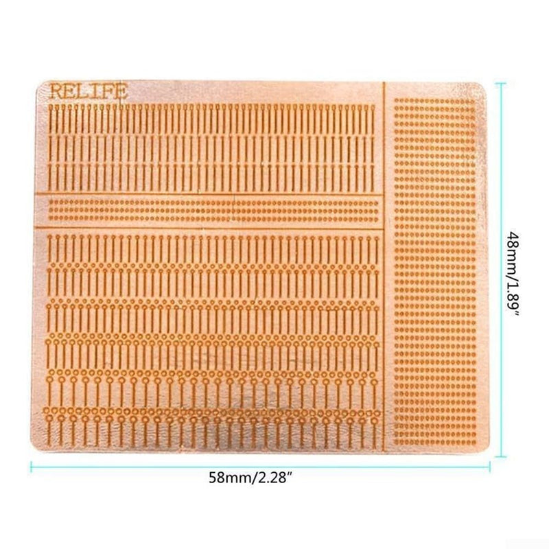 Rework Soldering Pad, Solder Piece, Rework Pad, Welding Rework Pad, Welding Point Repair Tool for Phones, IC Pad for BGA Board
