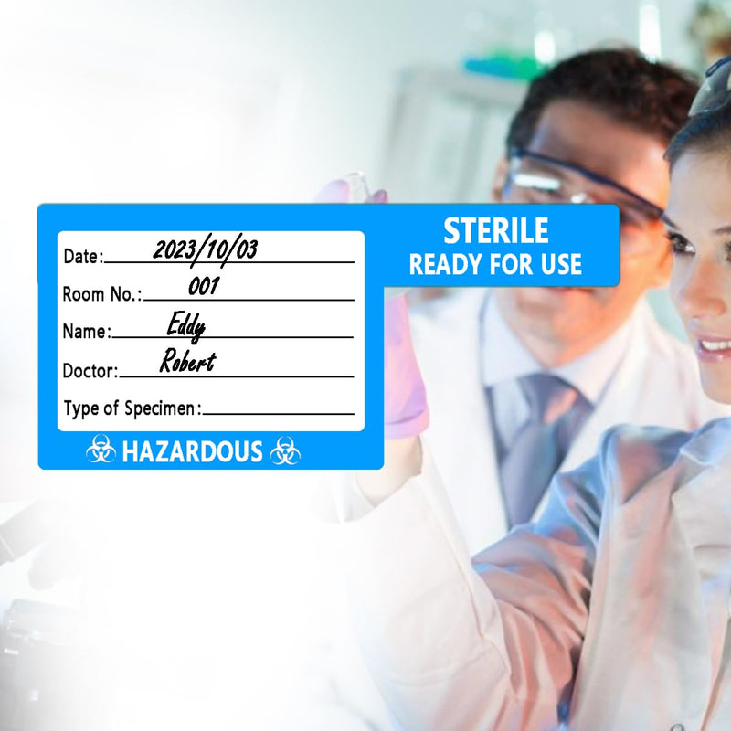 [Australia - AusPower] - Tamper Evident Lip Seal Stickers for 4 oz Sterile Urine Specimen Cup Containers,300 Pcs Per Roll 
