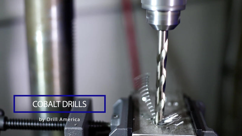 Drill America 19/64" Cobalt Heavy Duty Drill Bit (Pack of 12), D/ACO Series 19/64"