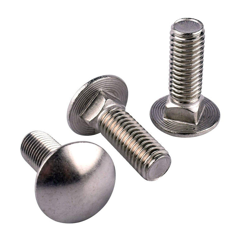 [Australia - AusPower] - 1/4-20 x 3/4" Carriage Bolts Screws, Round Head Square Neck, 304 Stainless Steel 18-8, UNC Coarse Fully Thread, Quantity 20Pcs 1/4-20 x 3/4" (20 Pcs) 