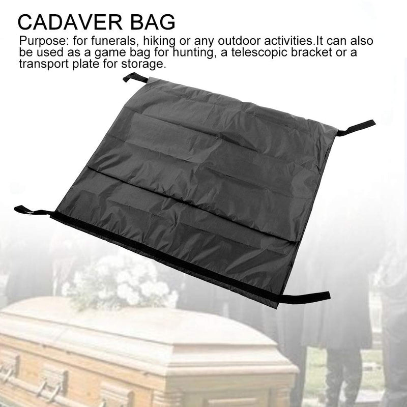 Cadaver Bag Cadaver Cadaver Bag Leakage Proof 210D Waterproof Body Storage Bag Corpse Bag Funeral Supplies Black (Black)