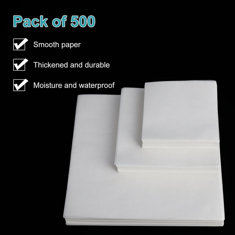 stonylab Weighing Paper, 150 x 150 mm, Nitrogen-free Sample, Weighing Paper, Scale, Paper, Weighing Paper for Laboratory Research, Pack of 500