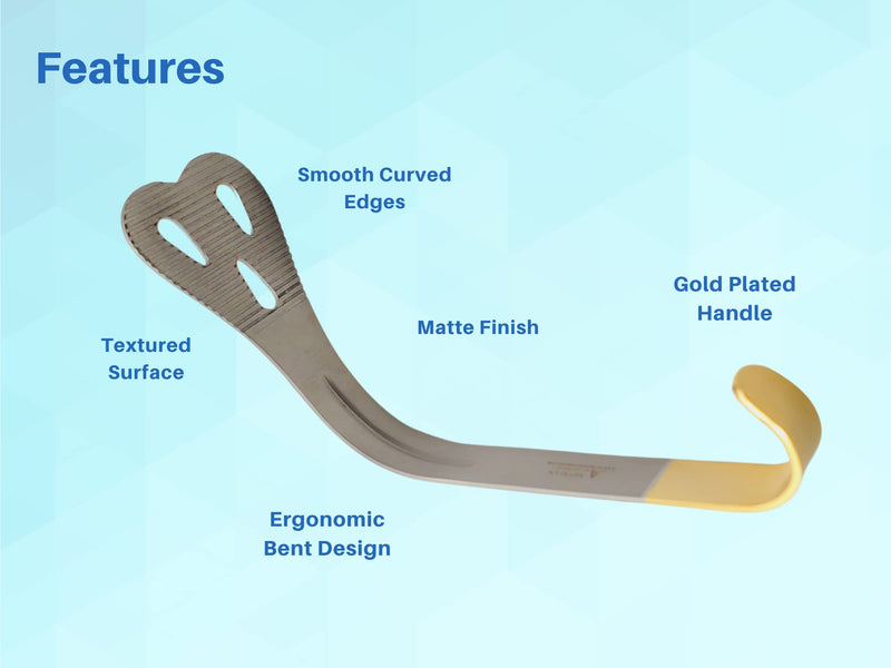 [Australia - AusPower] - Weider Cheek Tongue Retractor Medium Size Surgical Dental Instruments 