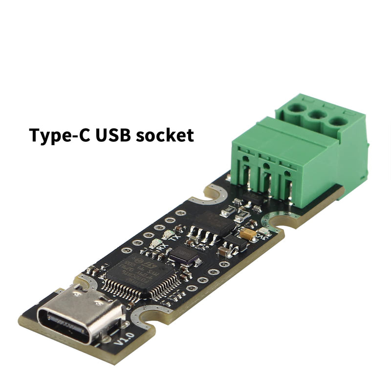 [Australia - AusPower] - FYSETC 3D Printer Parts UCAN Board V1.0 Based on STM32F072 USB to CAN Adapter Type C Interface Support CANable/CandleLight/Klipperr Firmware-Pack of 1 