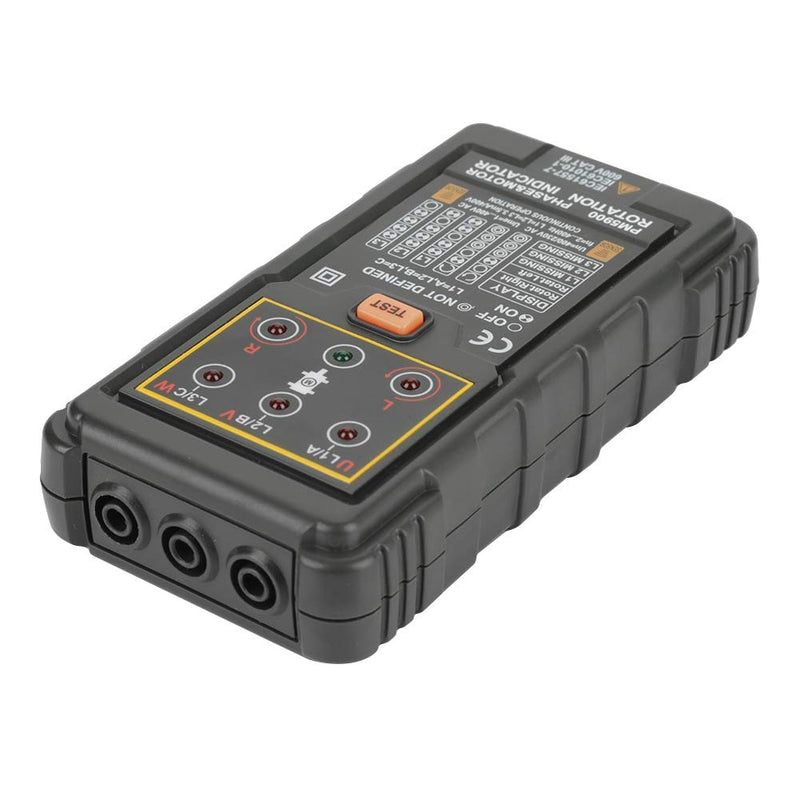 [Australia - AusPower] - Three Phase Motor Rotation Indicator, PM5900 400V AC Portable Sequence Rotation Tester, Motor and Phase Rotation Indicator 