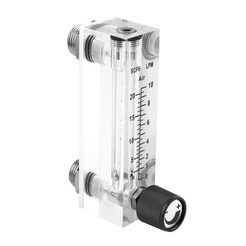 Panel Type Gas Flow Meter LZM-6T Acrylic Flow Meter Adjustable Panel 1~10LPM Flow Meter