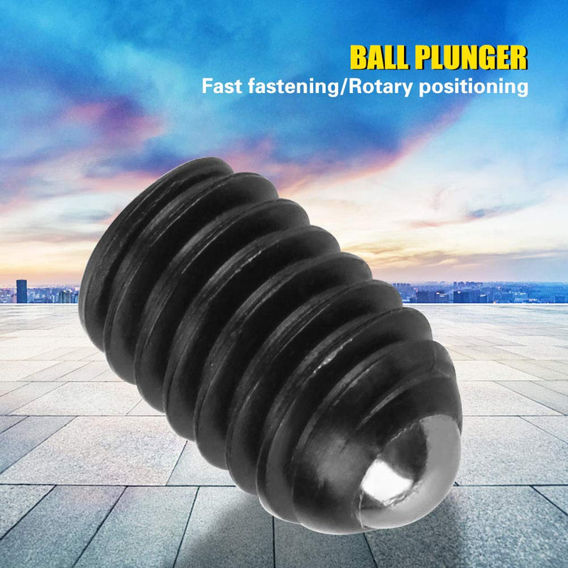 [Australia - AusPower] - 20Pcs Hexagon Socket Spring Ball Plunger Carbon Steel Screwdriver Type M4(M4*6) 