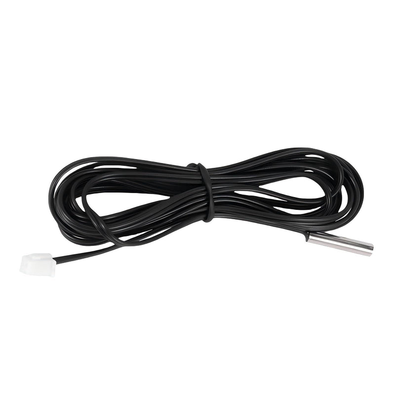 [Australia - AusPower] - 6Pcs 10K Temperature Sensor Probes 1M Waterproof Stainless Steel NTC 3950 Thermistor Sensor Probes Digital Temperature Transmitter Extension Cable 