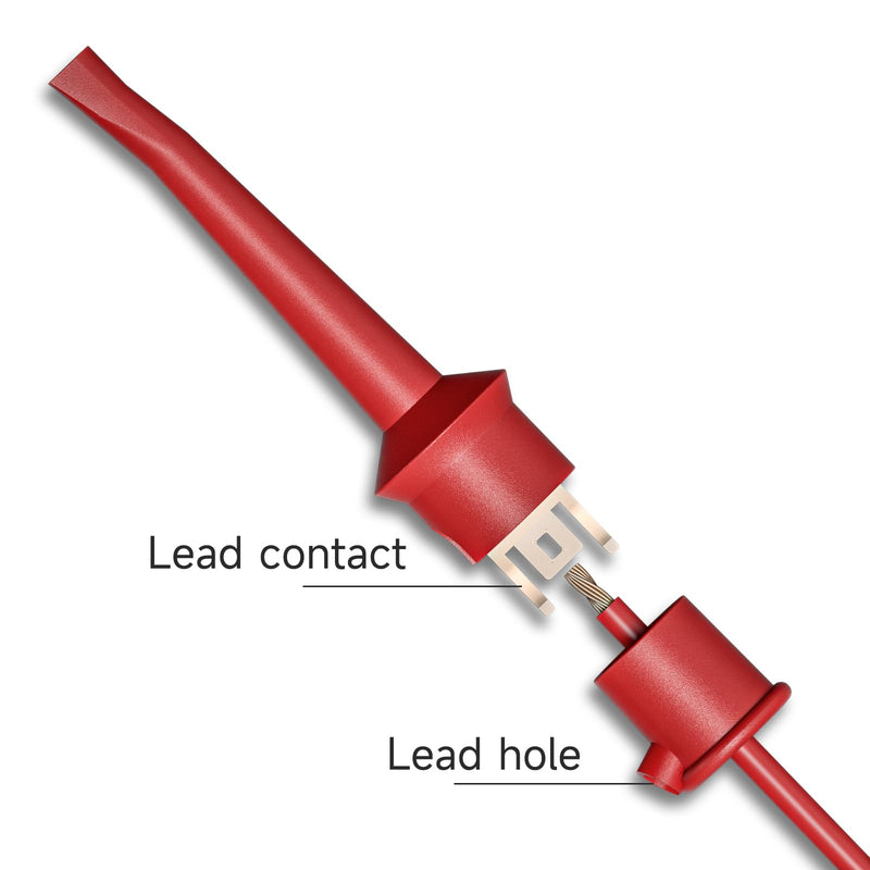 [Australia - AusPower] - Goupchn 20PCS Multimeter Test Hook Clips SMD IC Cable Welding Test Clip for DIY Electronic Components Testing Ten Colors 