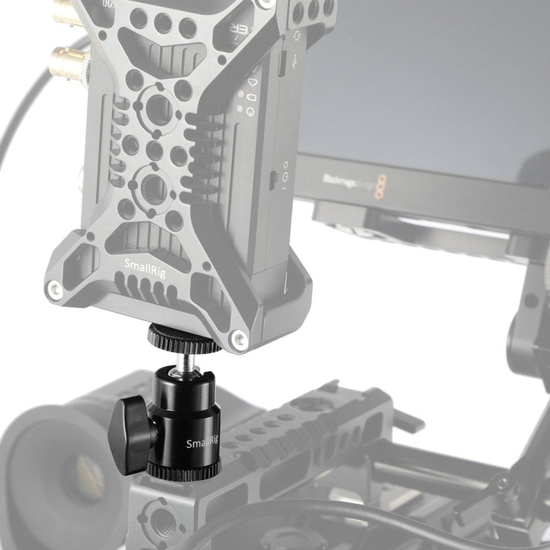 [Australia - AusPower] - SmallRig 1/4" Camera Hot Shoe Mount, Ballhead Tripod with Additional 1/4" Screw, 2pcs Pack - 2059 2 Pack 