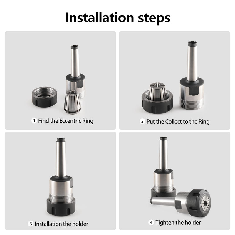 [Australia - AusPower] - HOZLY MT2 ER32UM M10 Morse Taper Collet Chuck - MT2 Spring Collet Chuck 
