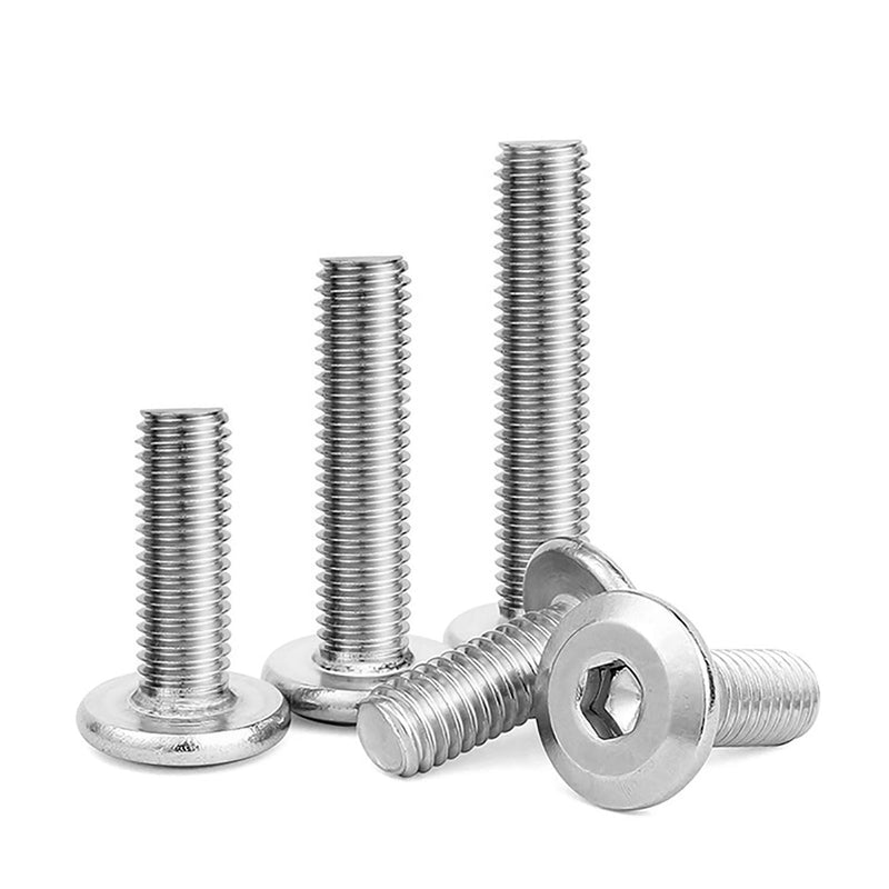 [Australia - AusPower] - 1/4-20 x 3/4" (40 Pack) Flat Head Hex Socket Cap Screws Bolts, 304 Stainless Steel 18-8, Hex Drive, Bright Finish, Fully Machine Thread 1/4-20 x 3/4" 