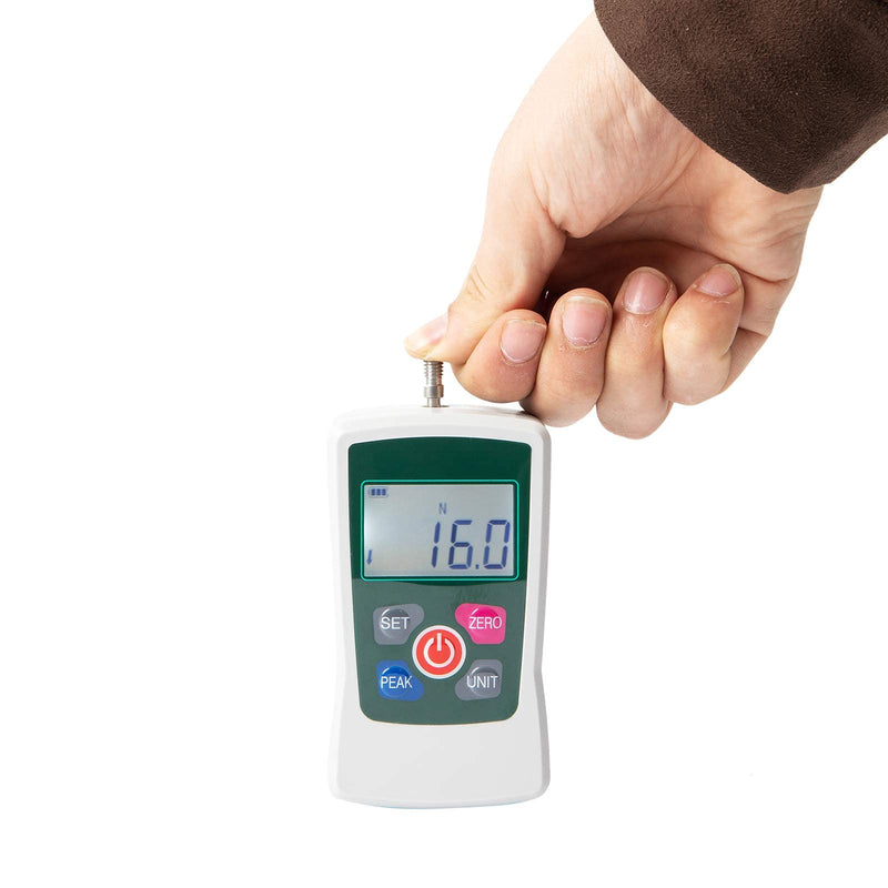 [Australia - AusPower] - Beslands Digital Force Gauge 500N Push Pull Force Gauge Dynamometer Tension Gauge Tester Pressure Thrust Meter with Units N/LB/Kg/Oz, Portable Storage Case (AMF-500) 