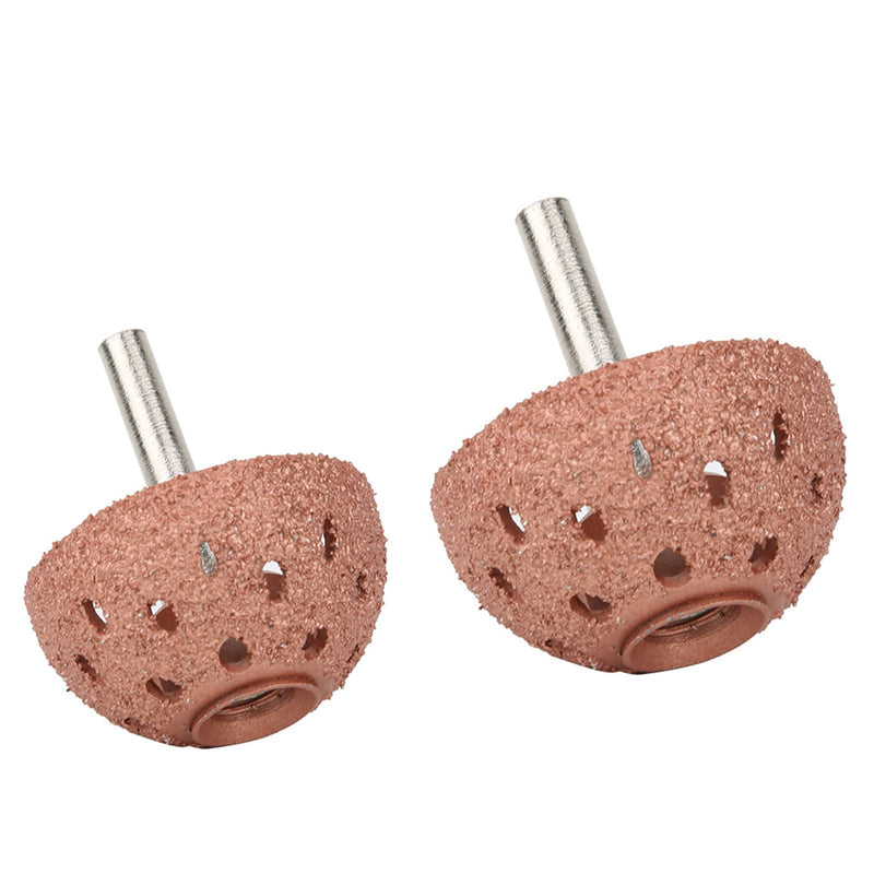 [Australia - AusPower] - ViaGasaFamido 2PCs Tungsten Steel Buffing Wheels of Different Sizes, Tungsten Steel Bowl Type Tire Repair Grinding Head Rotary Tools with 6mm Shank 
