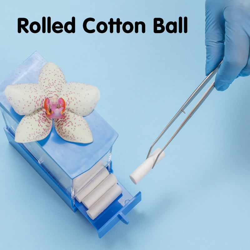 [Australia - AusPower] - 200 Pieces 1.5 Inch Dental Gauze Cotton Rolls for Mouth, Cottons Pads for Dentists, Rolled Cotton Balls, High Absorbent Cotton for Mouth Gauze and Nosebleeds for Kids and Adults 