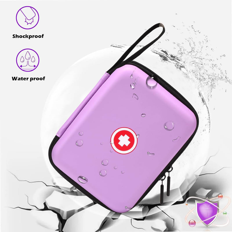 Fukumi Carrying Case for Portable Nebulizer, Travel Medical Bag, Hard Emergency Medical Bag for Inhaler Spacer for Kids and Adults, Masks, Asthma Accessories Case