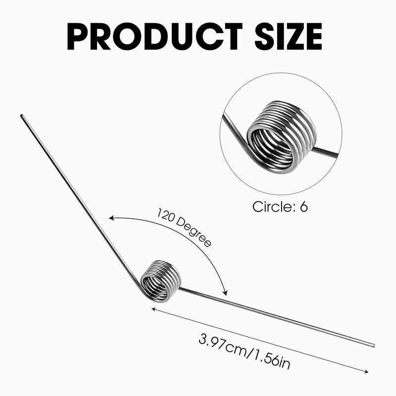 [Australia - AusPower] - Stainless Steel Small Torsion Spring 0.5 Wire Diameter Outside Diameter 4.5mm Tiny Torsional Spring 20pcs 