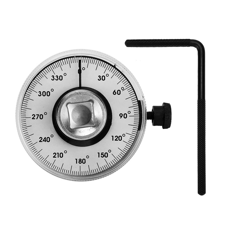 [Australia - AusPower] - Adjustable Drive Torque Protractor Wrench Car Measurement Garage Tool Set 