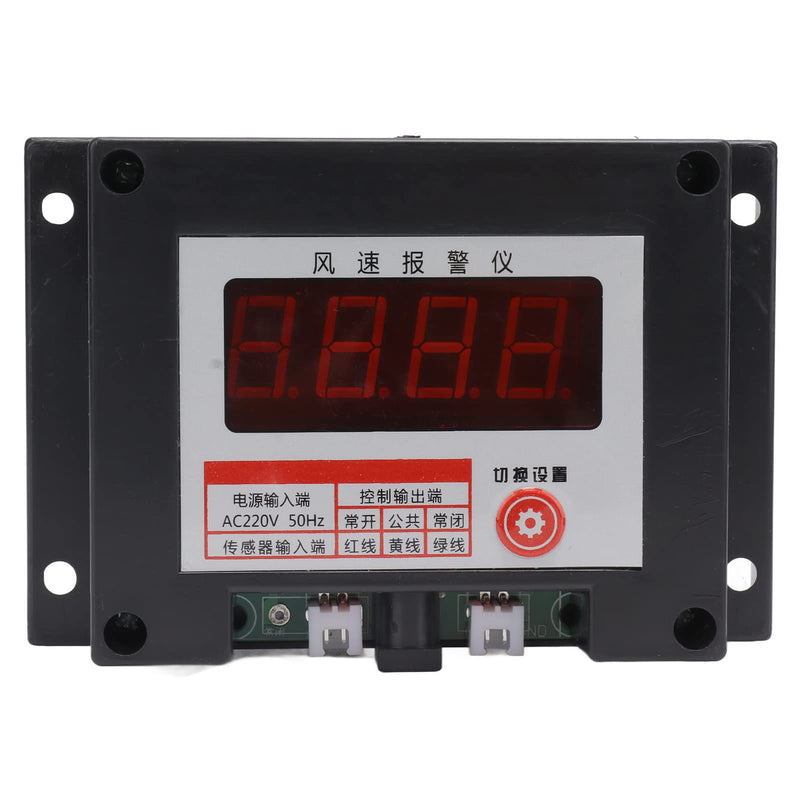 [Australia - AusPower] - Tower Crane Smart Anemometer, ABS Housing Intelligent US Plug 100?240V High Accuracy Tower Crane Wind Speed Meter for DIY 