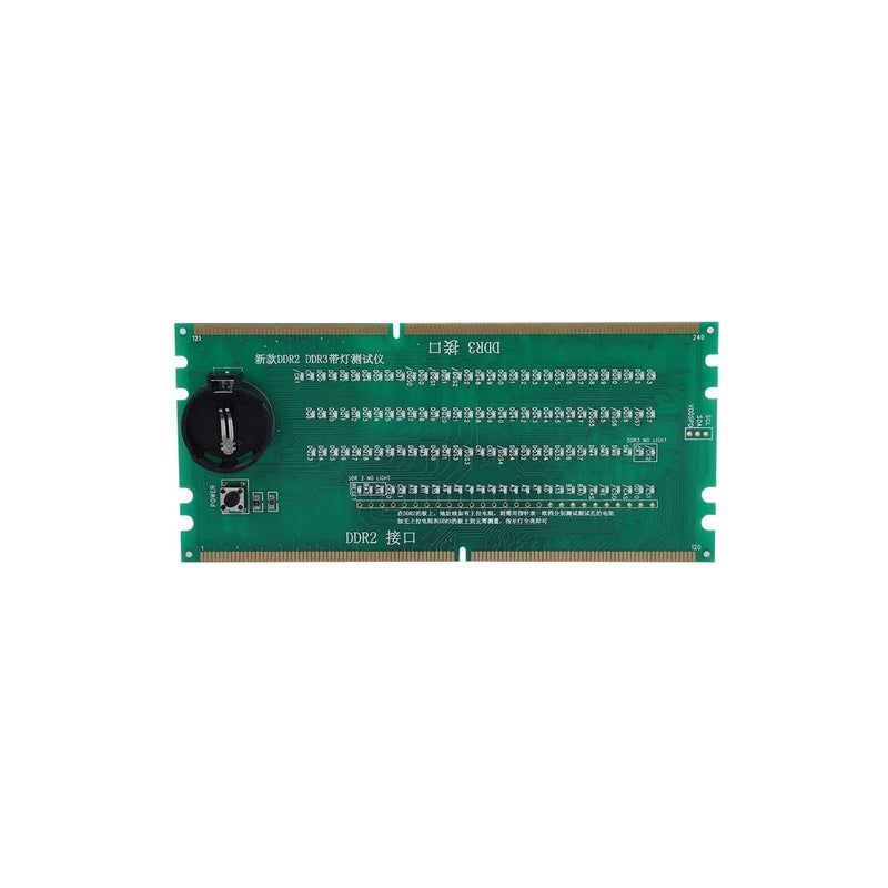 [Australia - AusPower] - VBESTLIFE PC Desktop Mainboard Board DDR 2/DDR 3 RAM Memory Slot Tester Card with LED Light 