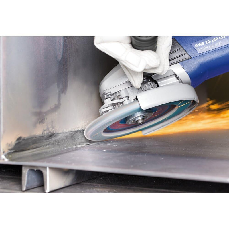 [Australia - AusPower] - PFERD POLIFAN®-Curve Radial Type Flap Disc - 6" x 7/8", 40 Grit Zirconia, Welding Accessory and Angle Grinder Attachment - for Steel and Stainless Steel (INOX) Grinding - Pack of 1 - Part 67200 Very Coarse 6" x 7/8" Medium 