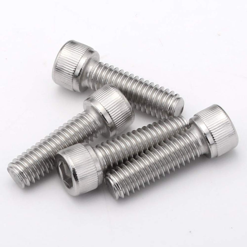 [Australia - AusPower] - M5-0.8 x 16mm Socket Head Cap Screws, Stainless Steel 18-8 (304), Allen Socket Drive, Full Thread, Bright Finish, 50 PCS M5 x 16mm 